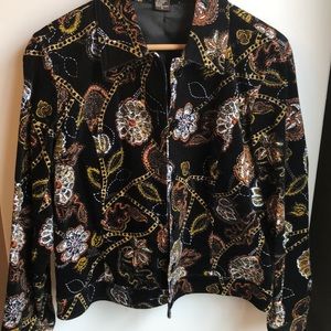 Randi M Cotton/Spandex Light Jacket Size 8